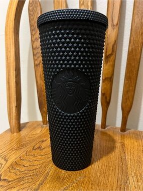Starbucks Plastic 2021 Black Matte Studded Venti Tumbler